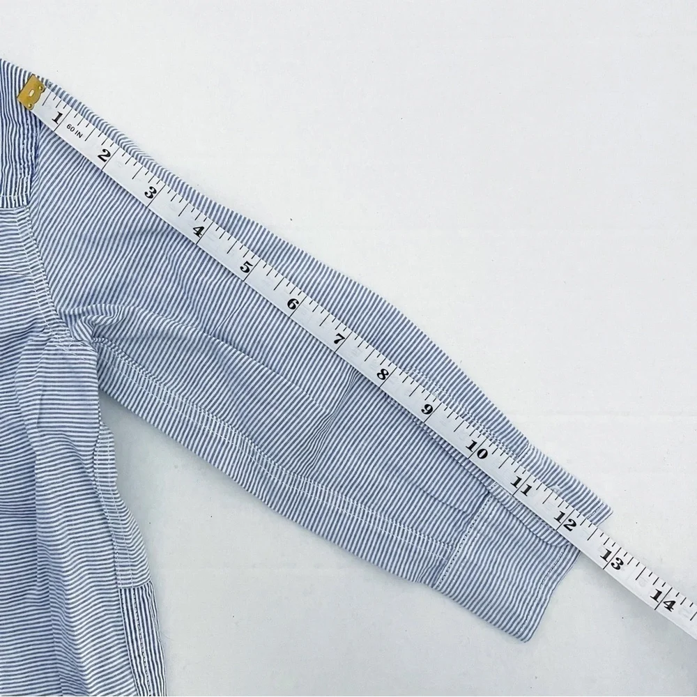 GAP Baby Gap Blue Striped Button-Down Shirt - Size 2 Years
